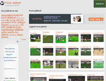 Tablet Screenshot of focis-jatekok.com